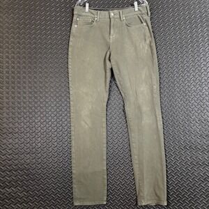 Joe's Olive Green Slim Fit Straight Leg Denim Jeans Men's Size 33